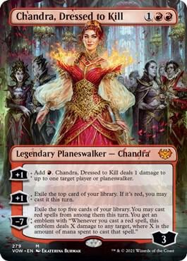 Chandra, Dressed to Kill (Borderless), Innistrad: Crimson Vow 279