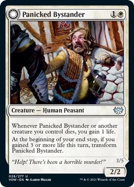 Panicked Bystander, Innistrad: Crimson Vow 28
