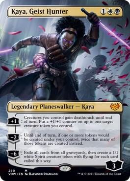 Kaya, Geist Hunter (Borderless), Innistrad: Crimson Vow 280