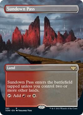 Sundown Pass (Borderless), Innistrad: Crimson Vow 285