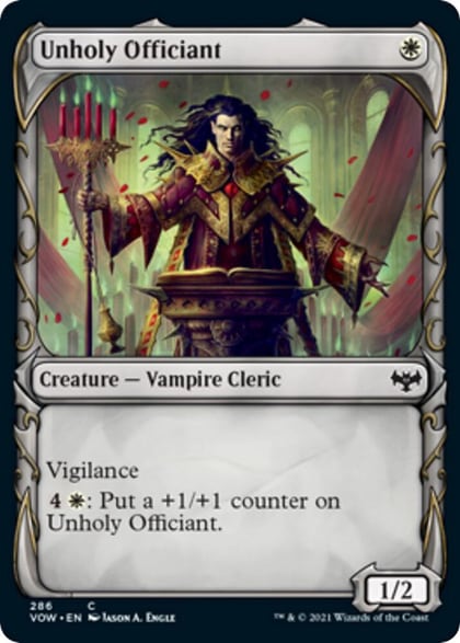 Unholy Officiant (Showcase), Innistrad: Crimson Vow 286