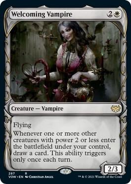 Welcoming Vampire (Showcase), Innistrad: Crimson Vow 287