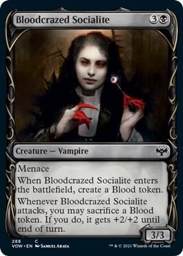 Bloodcrazed Socialite (Showcase), Innistrad: Crimson Vow 288