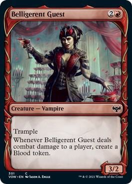 Belligerent Guest (Showcase), Innistrad: Crimson Vow 301