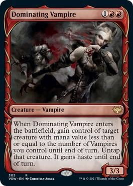 Dominating Vampire (Showcase), Innistrad: Crimson Vow 305