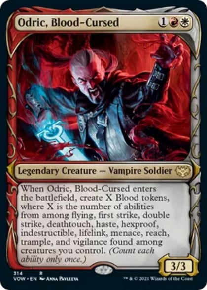 Odric, Blood-Cursed (Showcase), Innistrad: Crimson Vow 314