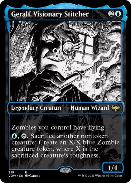 Geralf, Visionary Stitcher (Showcase), Innistrad: Crimson Vow 319