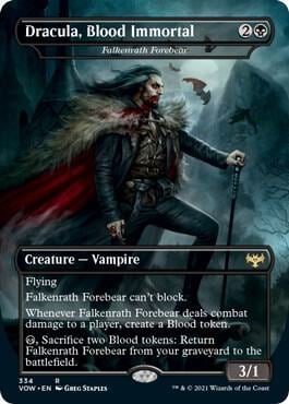 Dracula, Blood Immortal - Falkenrath Forebear, Innistrad: Crimson Vow 334