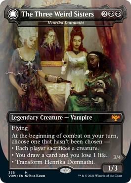 The Three Weird Sisters - Henrika Domnathi, Innistrad: Crimson Vow 335