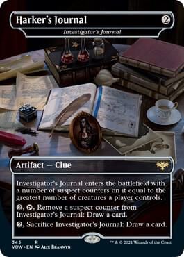 Harker's Journal - Investigator's Journal, Innistrad: Crimson Vow 345