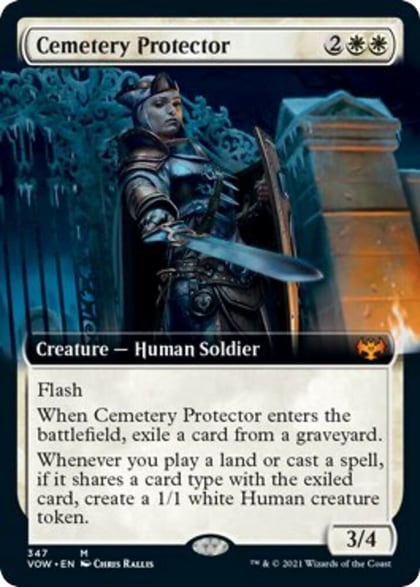Cemetery Protector (Extended Art), Innistrad: Crimson Vow 347