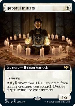 Hopeful Initiate (Extended Art), Innistrad: Crimson Vow 350