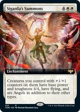 Sigarda's Summons (Extended Art), Innistrad: Crimson Vow 353