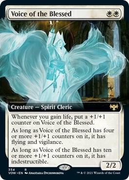 Voice of the Blessed (Extended Art), Innistrad: Crimson Vow 354