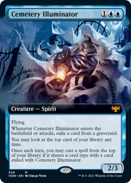 Cemetery Illuminator (Extended Art), Innistrad: Crimson Vow 356