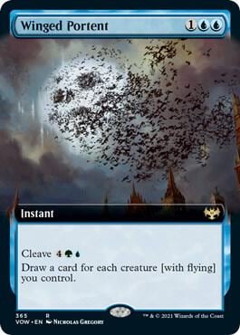 Winged Portent (Extended Art), Innistrad: Crimson Vow 365