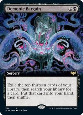 Demonic Bargain (Extended Art), Innistrad: Crimson Vow 368