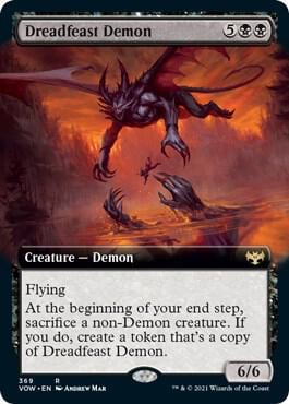 Dreadfeast Demon (Extended Art), Innistrad: Crimson Vow 369
