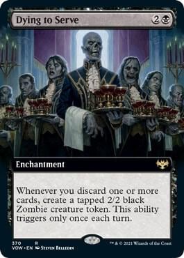Dying to Serve (Extended Art), Innistrad: Crimson Vow 370