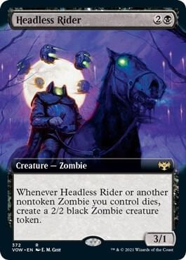 Headless Rider (Extended Art), Innistrad: Crimson Vow 372