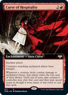 Curse of Hospitality (Extended Art), Innistrad: Crimson Vow 377
