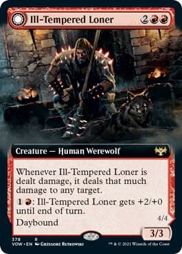 Ill-Tempered Loner (Extended Art), Innistrad: Crimson Vow 378