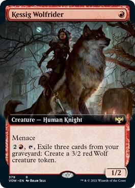 Kessig Wolfrider (Extended Art), Innistrad: Crimson Vow 379