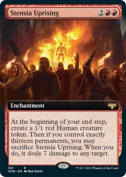 Stensia Uprising (Extended Art), Innistrad: Crimson Vow 381