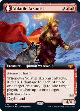 Volatile Arsonist (Extended Art), Innistrad: Crimson Vow 382