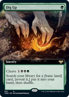 Dig Up (Extended Art), Innistrad: Crimson Vow 387