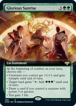 Glorious Sunrise (Extended Art), Innistrad: Crimson Vow 388