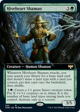 Hiveheart Shaman (Extended Art), Innistrad: Crimson Vow 390