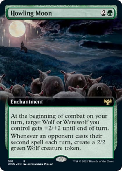Howling Moon (Extended Art), Innistrad: Crimson Vow 391