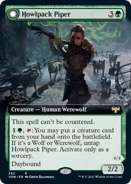 Howlpack Piper (Extended Art), Innistrad: Crimson Vow 392