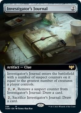 Investigator's Journal (Extended Art), Innistrad: Crimson Vow 396