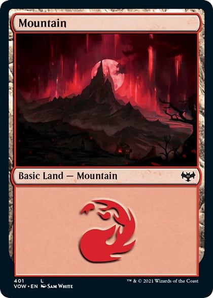 Mountain (401), Innistrad: Crimson Vow 401