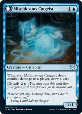 Mischievous Catgeist, Innistrad: Crimson Vow 69