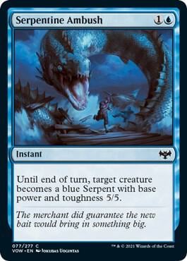 Serpentine Ambush, Innistrad: Crimson Vow 77