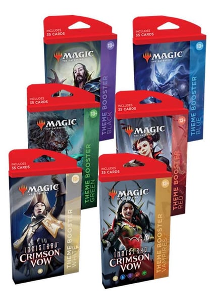 Innistrad: Crimson Vow - Theme Booster [Set of 6], Innistrad: Crimson Vow P253822