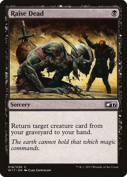Raise Dead, Welcome Deck 2017 18