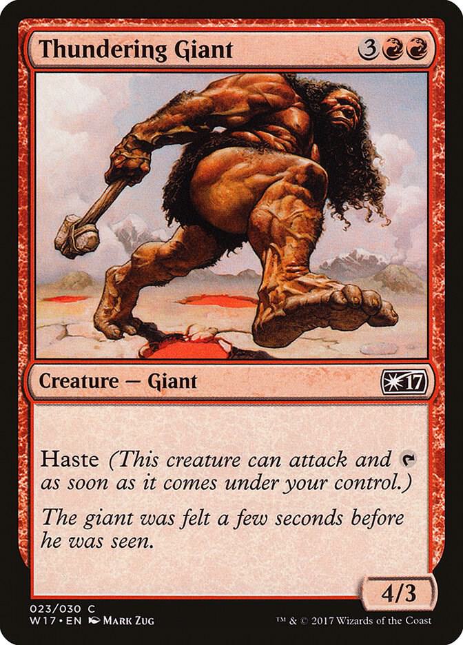 Thundering Giant, Welcome Deck 2017 23