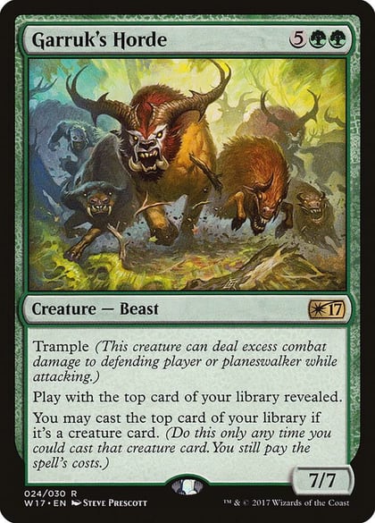 Garruk's Horde, Welcome Deck 2017 24