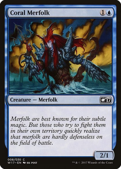 Coral Merfolk, Welcome Deck 2017 8