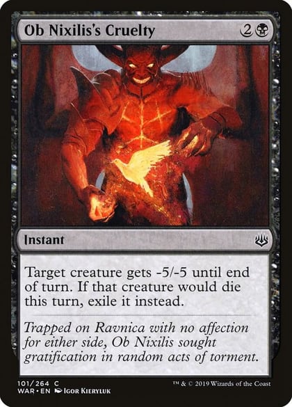 Ob Nixilis's Cruelty, War of the Spark 101