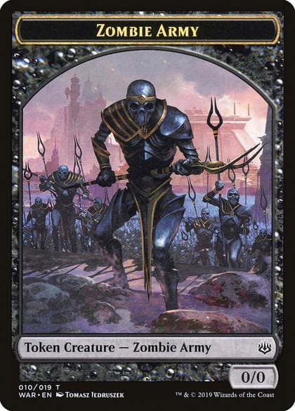 Zombie Army Token (010), War of the Spark 10
