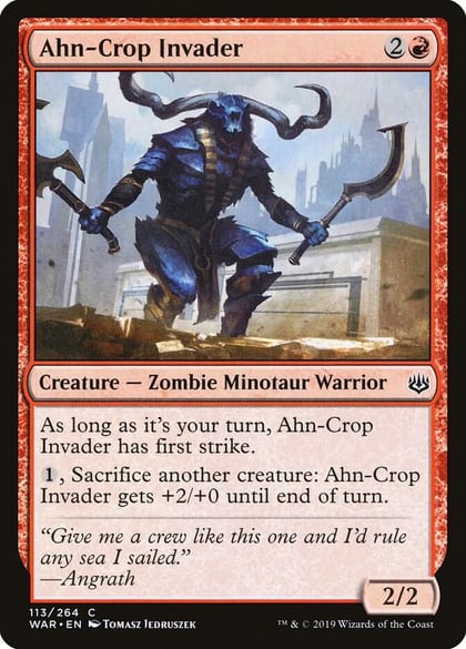 Ahn-Crop Invader, War of the Spark 113