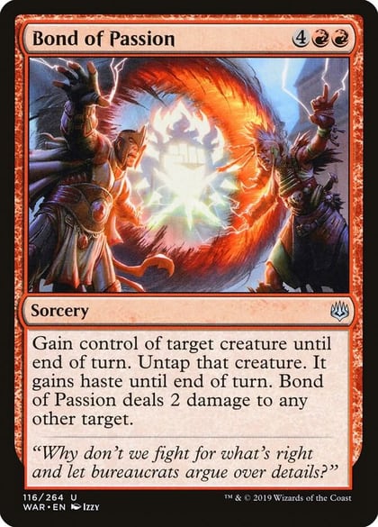 Bond of Passion, War of the Spark 116