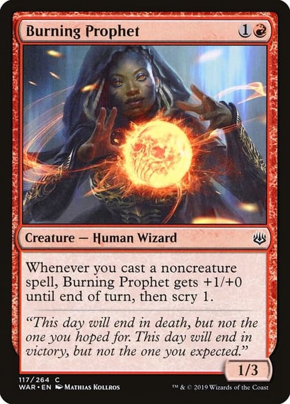 Burning Prophet, War of the Spark 117