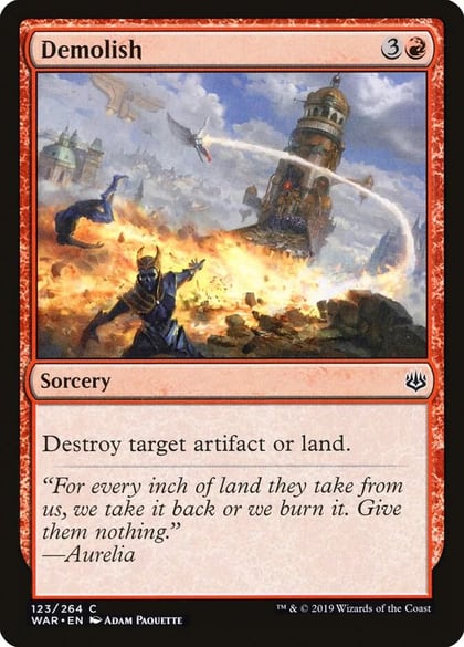 Demolish, War of the Spark 123