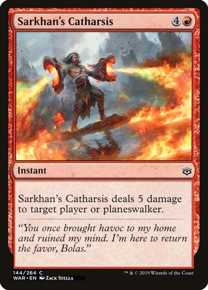 Sarkhan's Catharsis, War of the Spark 144